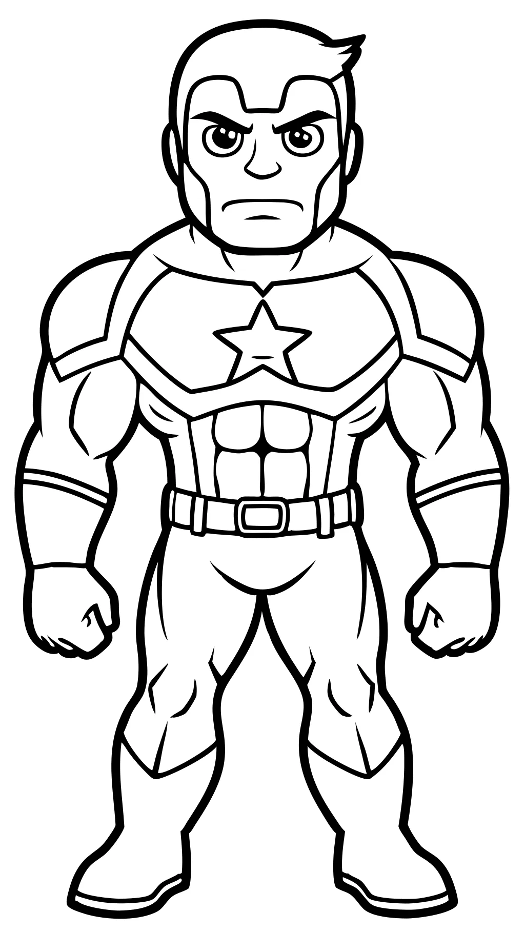 easy avengers coloring pages